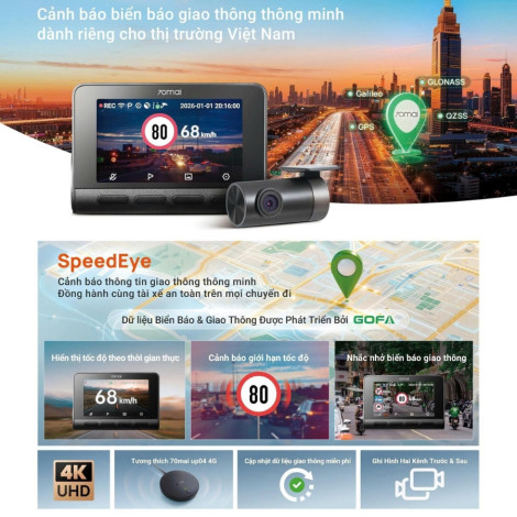70mai A800SE 4K SpeedEye