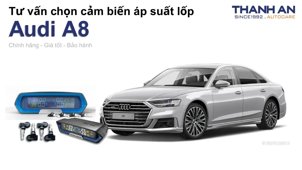 Cảm biến áp suất lốp xe Audi A8 loại nào tốt? Bảng giá mới nhất