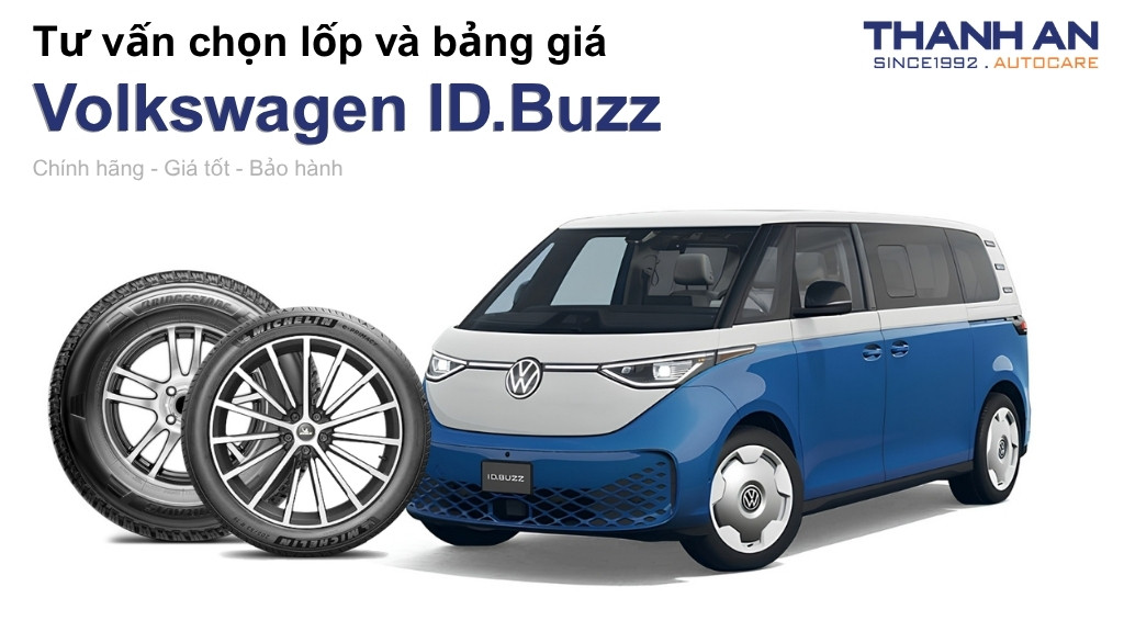 Lốp xe Volkswagen ID.Buzz giá bao nhiêu? Sử dụng các kích thước nào?