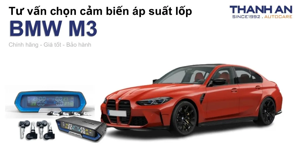 Cảm biến áp suất lốp xe BMW M3 loại nào tốt? Bảng giá mới nhất