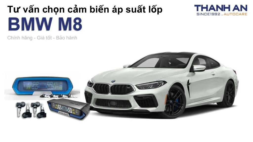 Cảm biến áp suất lốp xe BMW M8 loại nào tốt? Bảng giá mới nhất