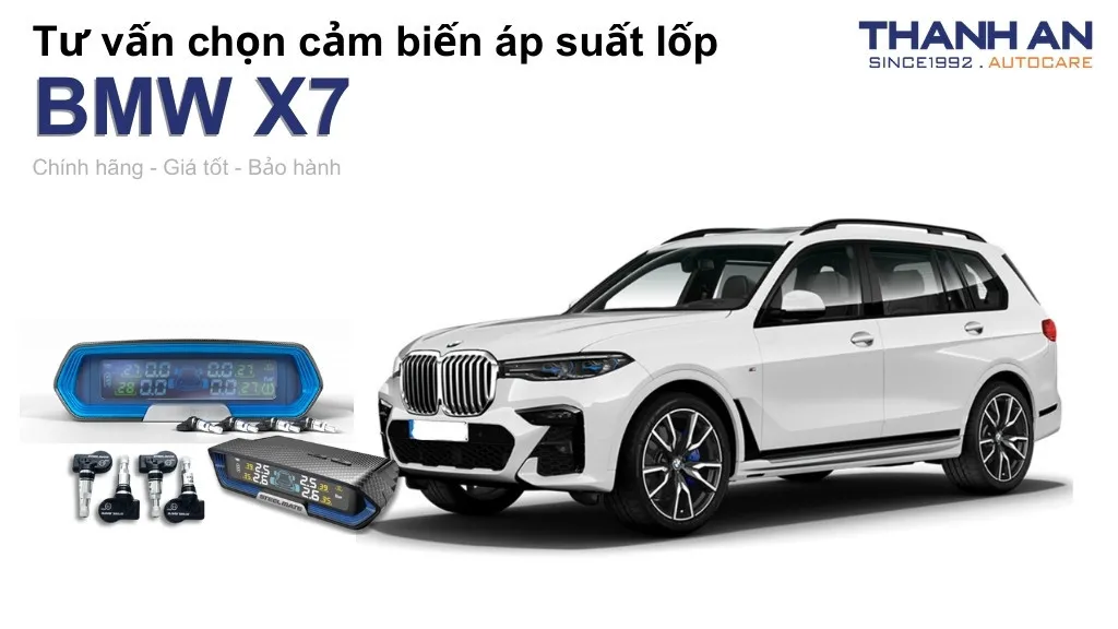 Cảm biến áp suất lốp xe BMW X7 loại nào tốt? Bảng giá mới nhất
