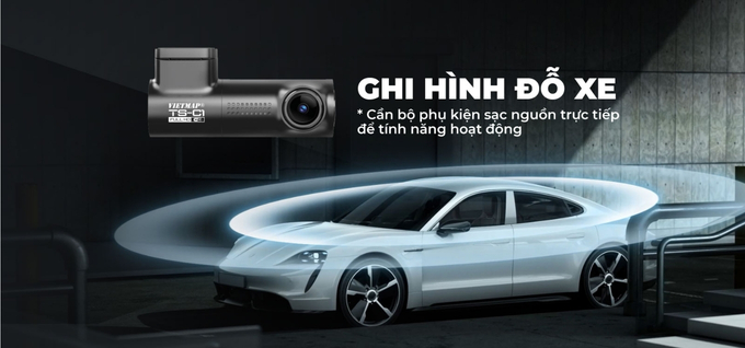VIETMAP TS-C1 An tâm tuyệt đối với Ghi hình đỗ xe