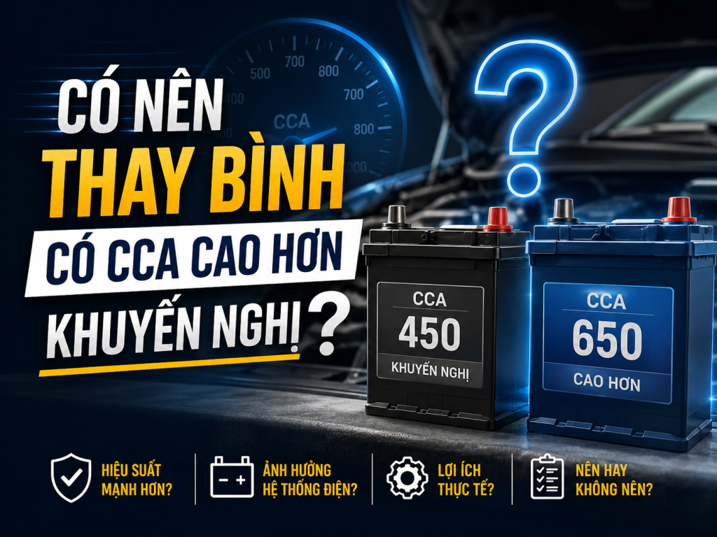 Có Nên Thay Bình Có CCA Cao Hơn Khuyến Nghị?
