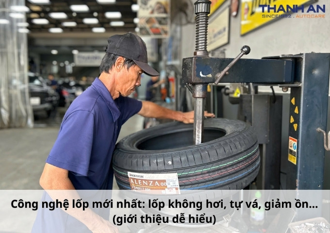 Công nghệ lốp mới nhất: lốp không hơi, tự vá, giảm ồn… (giới thiệu dễ hiểu)