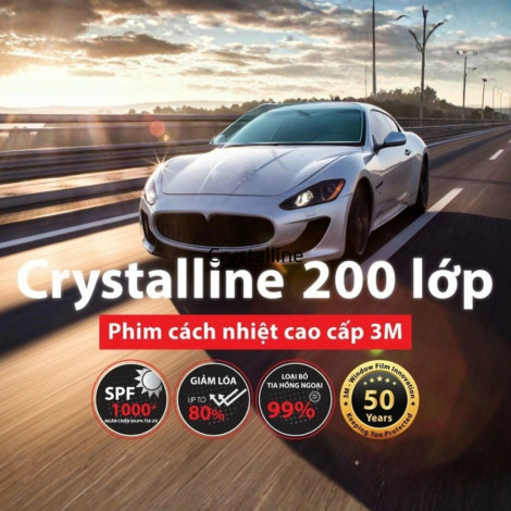 Phim cách nhiệt 3M Crystalline