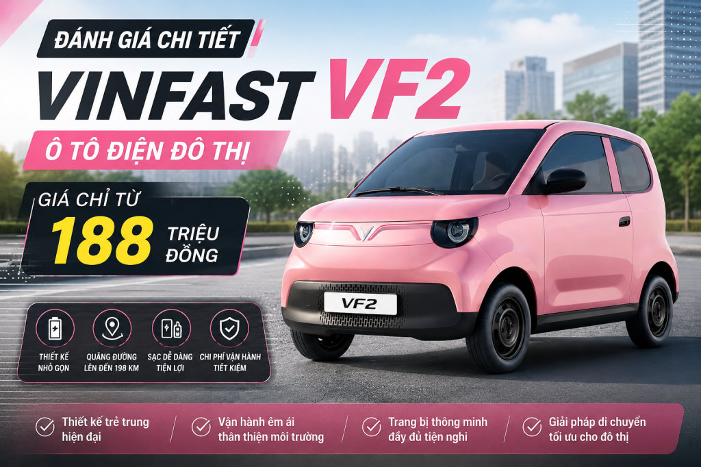 Đánh Giá Chi Tiết VinFast VF 2: Thiết Kế, Thông Số, Giá Bán Và Khả Năng Vận Hành