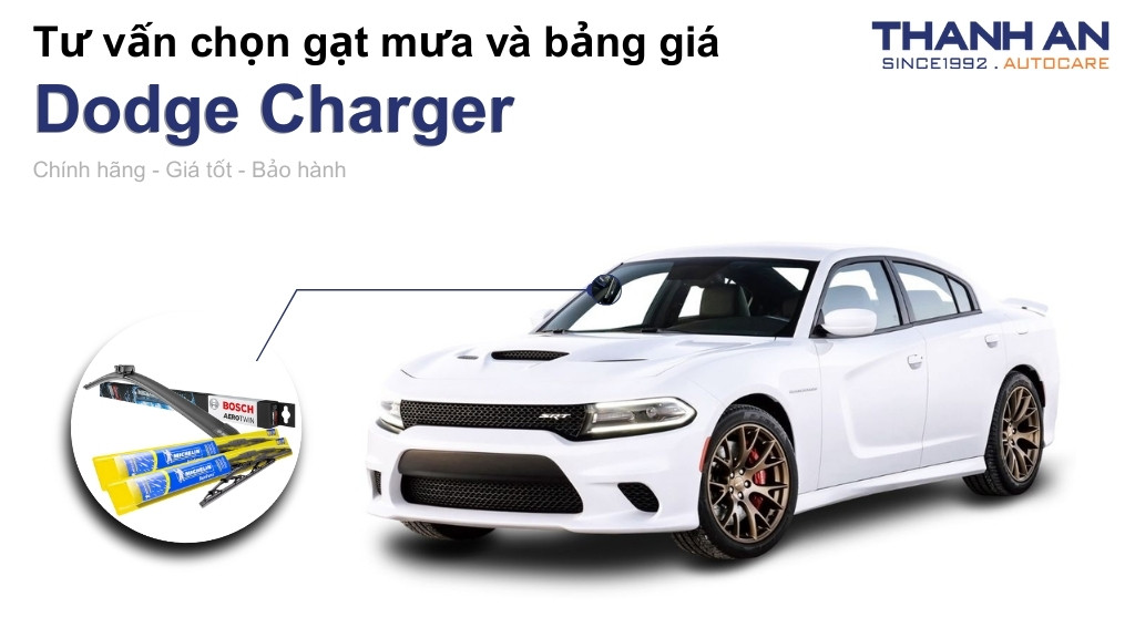 Gạt mưa xe Dodge Charger loại nào tốt? Bảng giá mới nhất