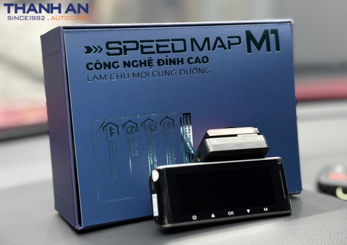 Camera hành trình Vietmap Speedmap M1 nhỏ gọn đầy đủ các tính năng thông minh phù hợp với nhiều dòng xe