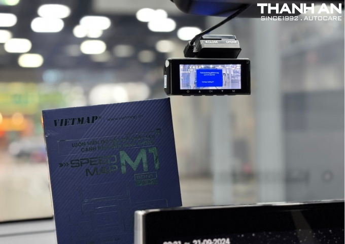 Thiết kế hiện đại của camera hành trình Vietmap Speedmap M1 chính hãng tại đại lý Vietmap Thanh An