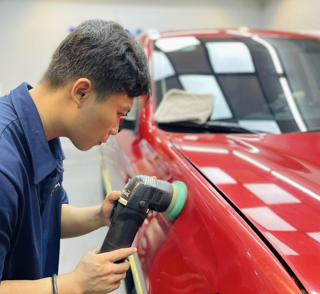 Hiệu chỉnh sơn (đánh bóng) tại Thanh An Autocare