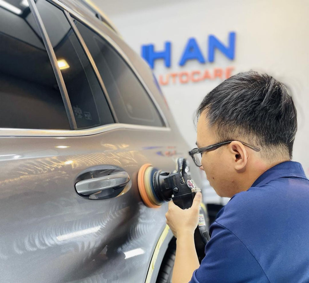 Hiệu chỉnh sơn xe ô tô (đánh bóng) tại Thanh An Autocare