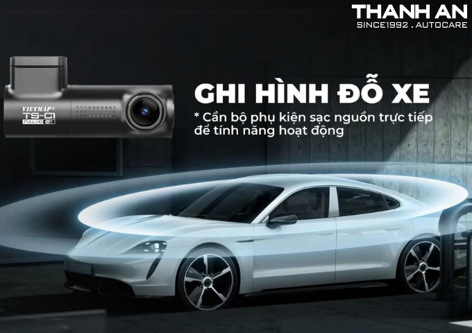 Camera hành trình Vietmap C1 ghi hình khẩn cấp khi đỗ xe tại quận 7