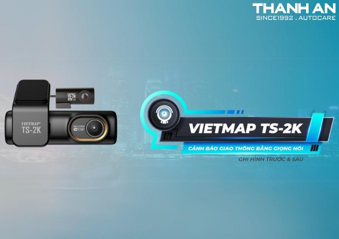 Camera hành trình Vietmap TS-2k cảnh báo giao thông bằng giọng nói