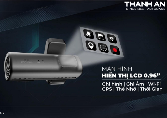 ​Lắp camera Hành Trình Vietmap TS-2k Lite phụ kiện xe ô tô chính hãng tại quận 7