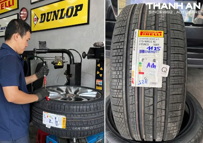 Gai lốp xe Range Rover Sport sắc nét, bám đường an toàn