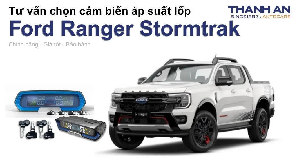Cảm biến áp suất lốp xe Ford Ranger Stormtrak loại nào tốt? Bảng giá mới nhất