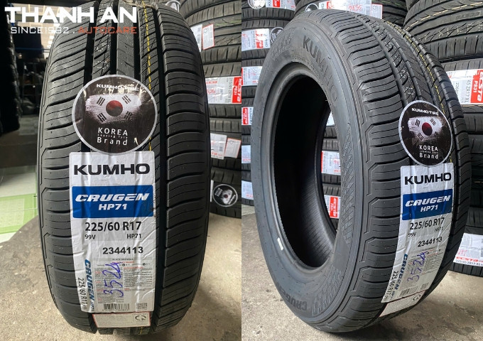 Giao lốp đi Bình Dương - Lốp Kumho 225/60R17 Crugen HP71