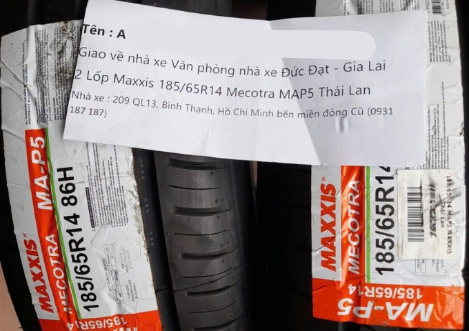 Giao lốp Maxxis đi Pleiku: Khách chốt cọc ngay khi Thanh An đồng ý gửi đúng chành xe quen
