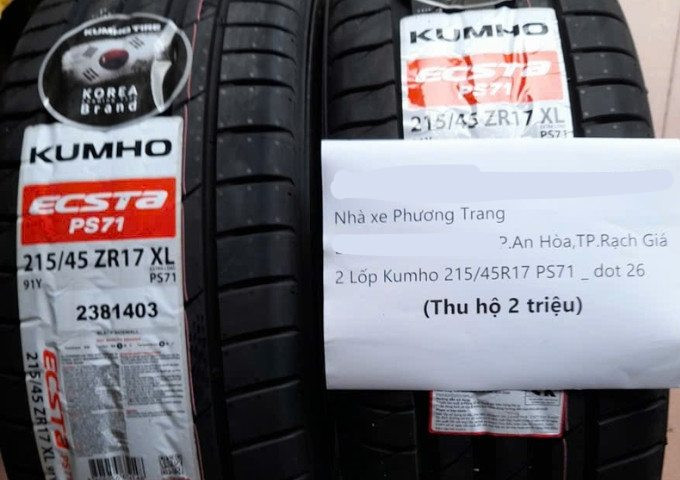 Gửi lốp Kumho về Kiên Giang