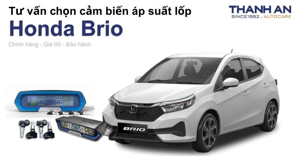 Cảm biến áp suất lốp xe Honda Brio loại nào tốt? Bảng giá mới nhất
