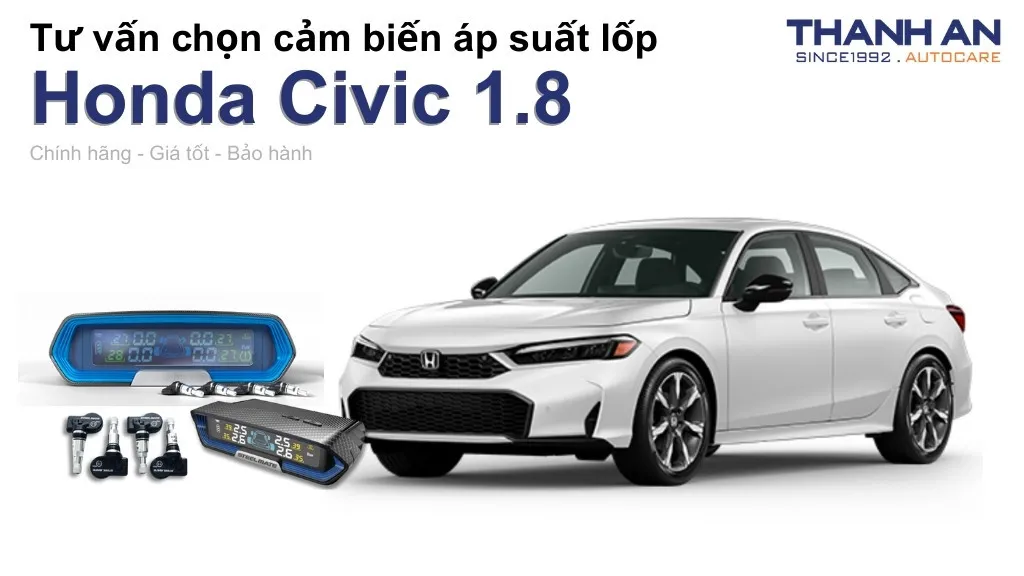 Cảm biến áp suất lốp xe Honda Civic 1.8 loại nào tốt? Bảng giá mới nhất