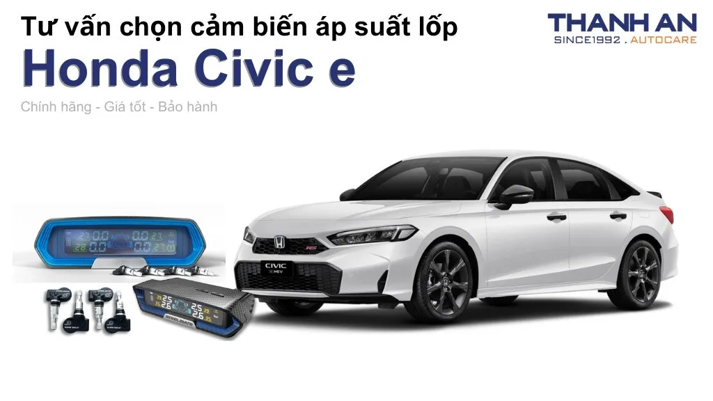 Cảm biến áp suất lốp xe Honda Civic e loại nào tốt? Bảng giá mới nhất