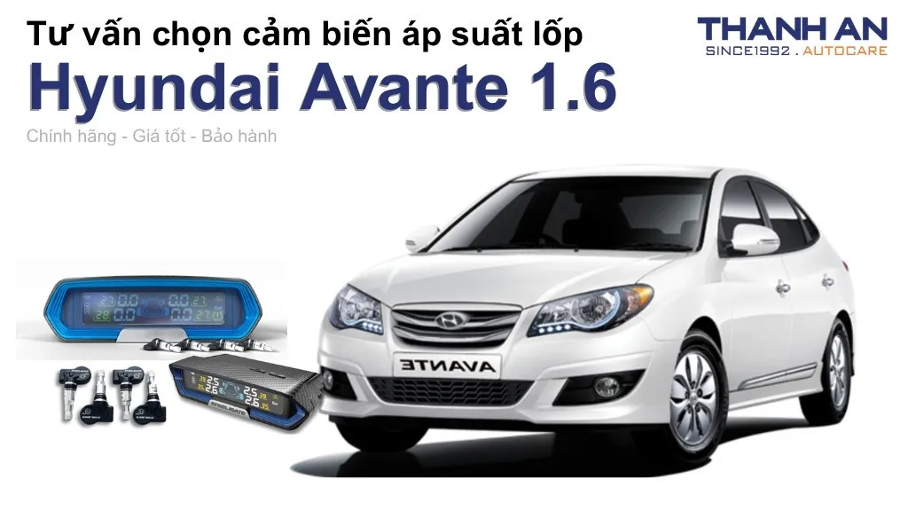 Cảm biến áp suất lốp xe Hyundai Avante 1.6 loại nào tốt? Bảng giá mới nhất