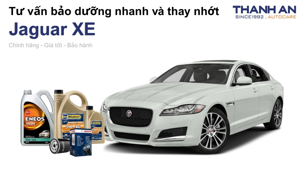 Dầu nhớt xe Jaguar XE loại nào tốt? Bảng giá mới nhất