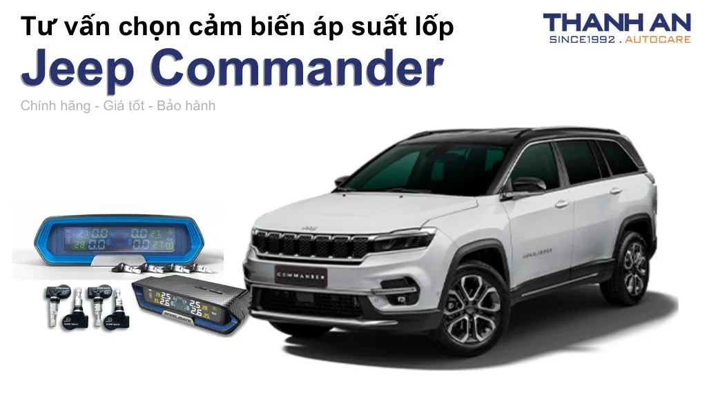 Cảm biến áp suất lốp xe Jeep Commander loại nào tốt? Bảng giá mới nhất