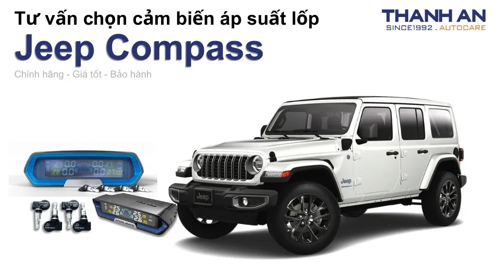 Cảm biến áp suất lốp xe Jeep Compass loại nào tốt? Bảng giá mới nhất