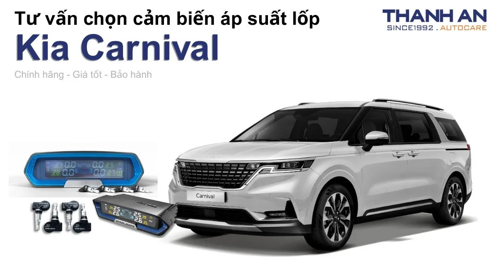 Cảm biến áp suất lốp xe Kia Carnival loại nào tốt? Bảng giá mới nhất