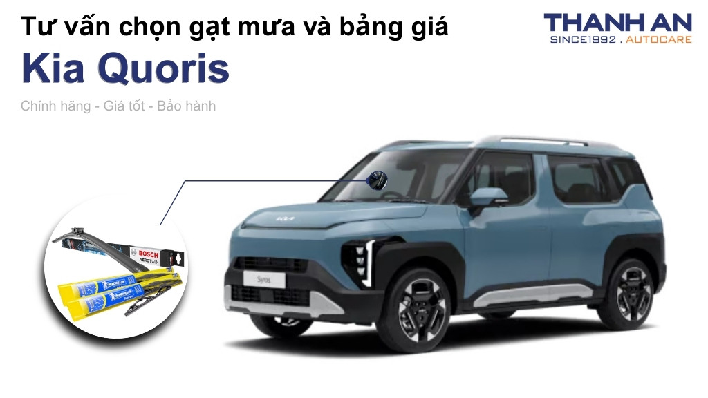 Gạt mưa xe Kia Quoris loại nào tốt? Bảng giá mới nhất
