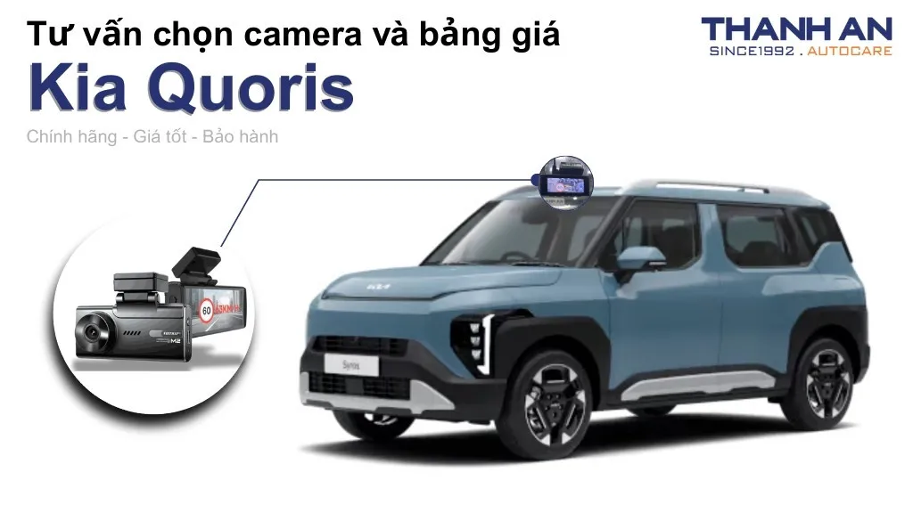 Camera hành trình xe Kia Quoris loại nào tốt? Bảng giá mới nhất