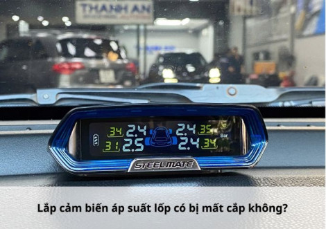 Lắp cảm biến áp suất lốp có bị mất cắp không? Cách giữ