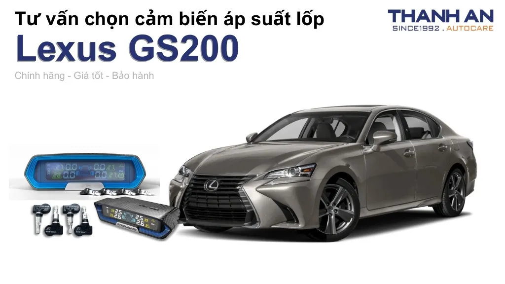 Cảm biến áp suất lốp xe Lexus GS200 loại nào tốt? Bảng giá mới nhất