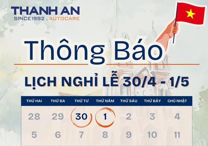 Thông báo nghỉ lễ