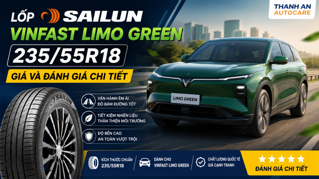 Lốp Sailun VinFast LIMO Green 235/55R18: Giá Và Đánh Giá Chi Tiết