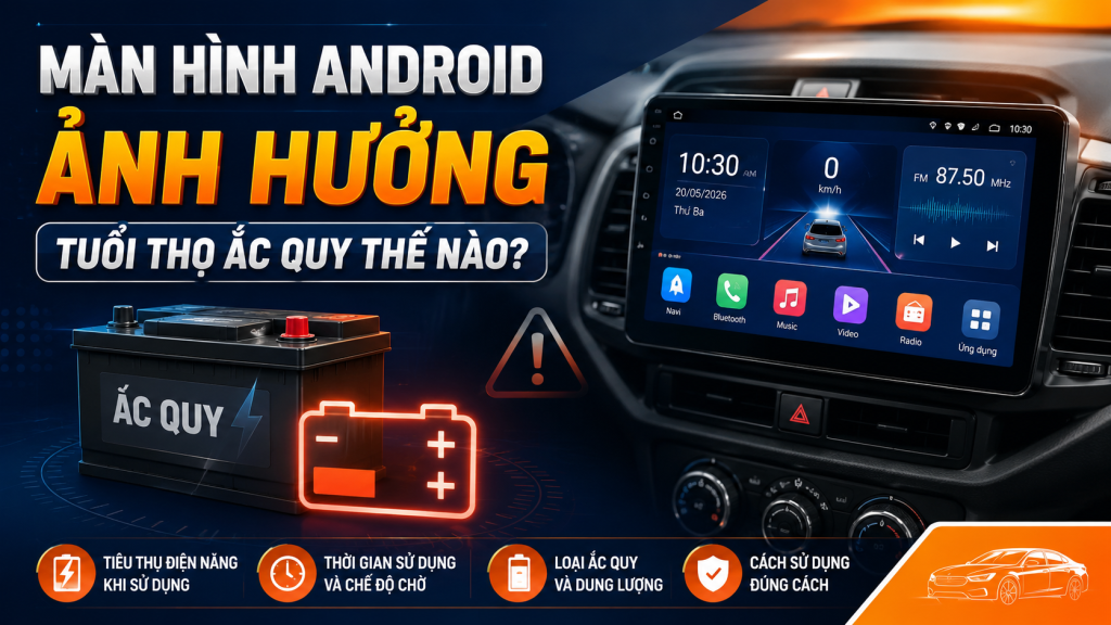 Màn Hình Android Ảnh Hưởng Tuổi Thọ Ắc Quy Thế Nào?