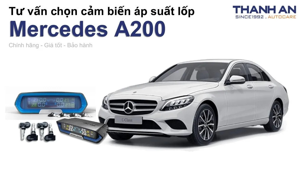 Cảm biến áp suất lốp xe Mercedes A200 loại nào tốt? Bảng giá mới nhất