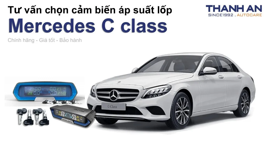 Cảm biến áp suất lốp xe Mercedes C class loại nào tốt? Bảng giá mới nhất