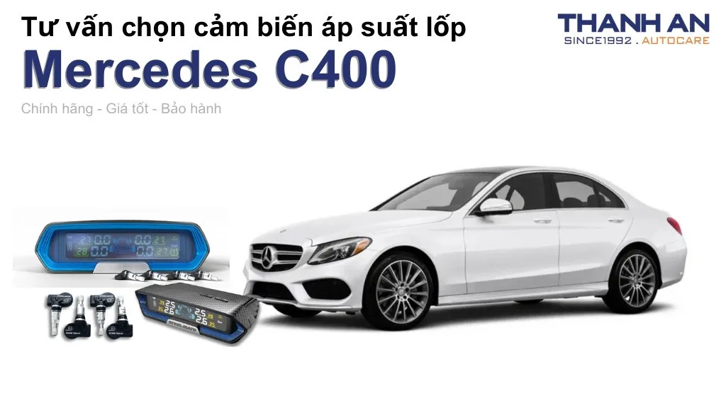 Cảm biến áp suất lốp xe Mercedes C400 loại nào tốt? Bảng giá mới nhất