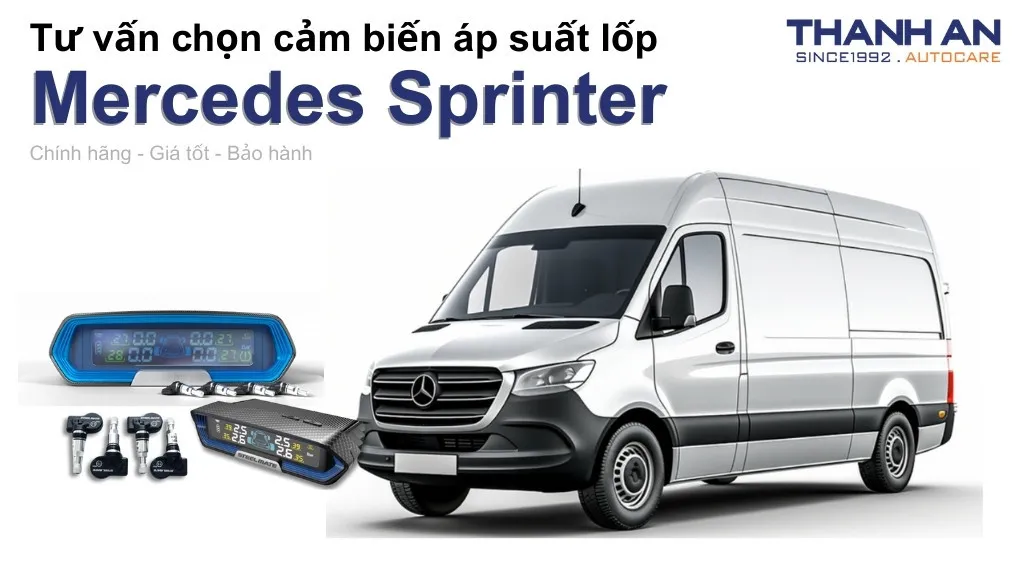 Cảm biến áp suất lốp xe Mercedes Sprinter loại nào tốt? Bảng giá mới nhất