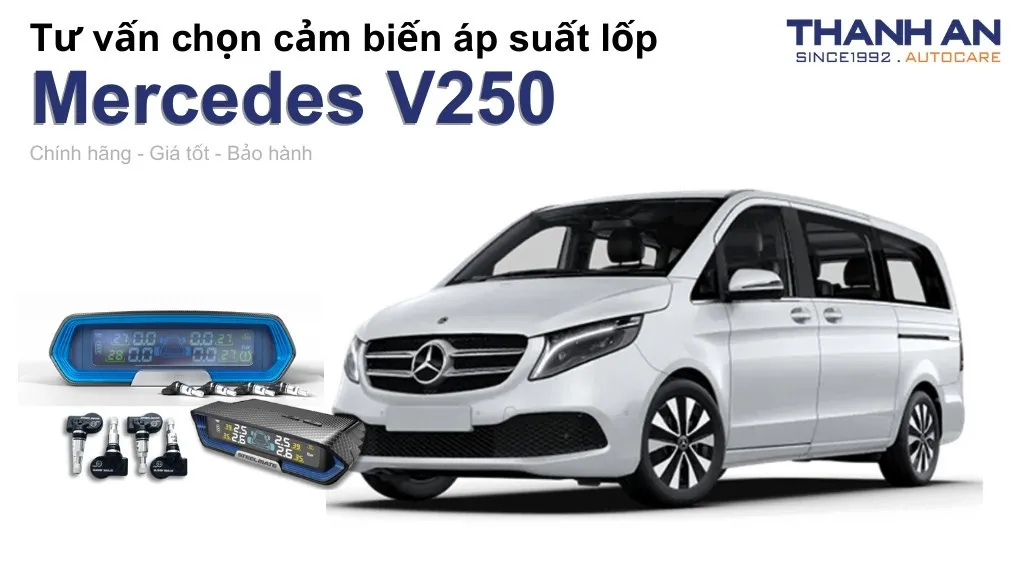 Cảm biến áp suất lốp xe Mercedes V250 loại nào tốt? Bảng giá mới nhất