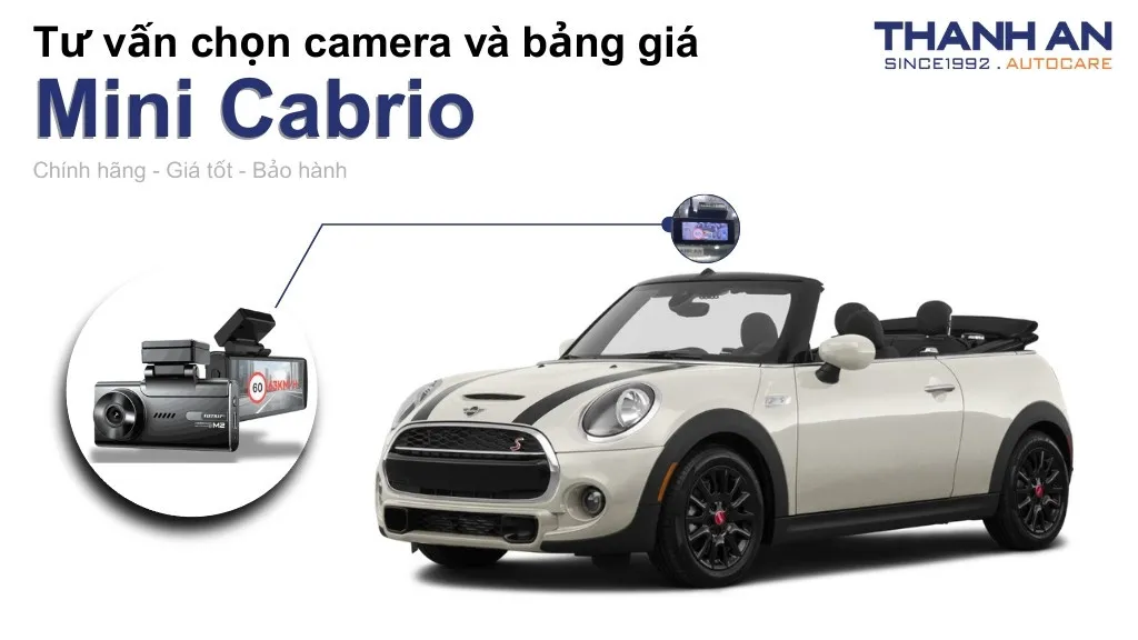 Camera hành trình xe Mini Cabrio loại nào tốt? Bảng giá mới nhất