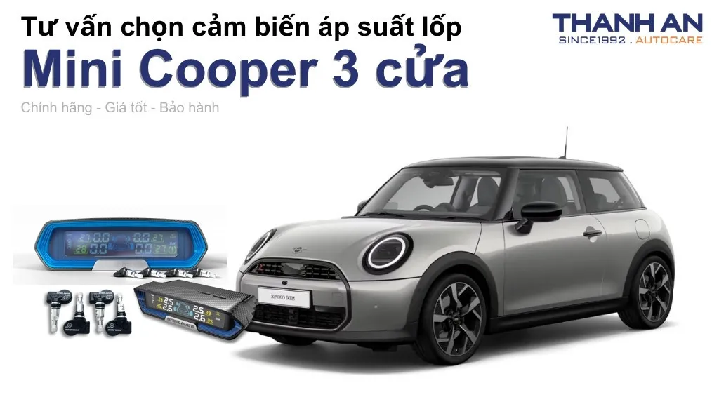 Cảm biến áp suất lốp xe Mini Cooper 3 cửa loại nào tốt? Bảng giá mới nhất
