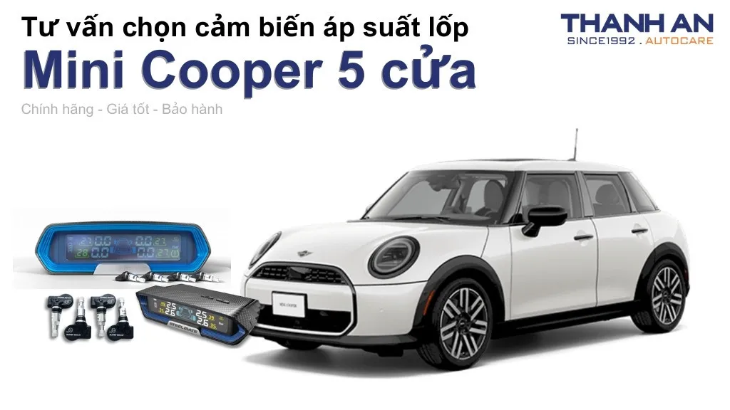 Cảm biến áp suất lốp xe Mini Cooper 5 cửa loại nào tốt? Bảng giá mới nhất
