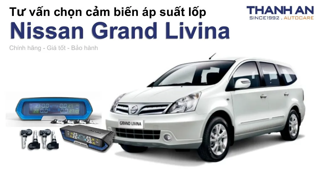Cảm biến áp suất lốp xe Nissan Grand Livina loại nào tốt? Bảng giá mới nhất