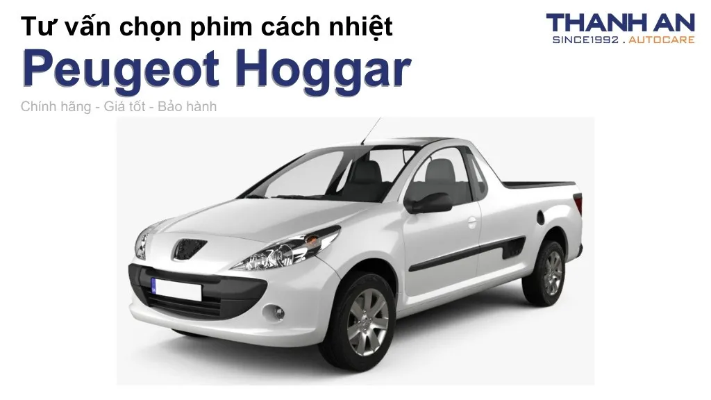 Dán phim cách nhiệt xe Peugeot Hoggar loại nào tốt? Bảng giá mới nhất