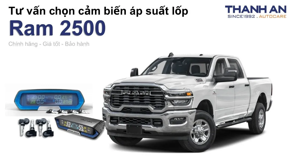 Cảm biến áp suất lốp xe Ram 2500 loại nào tốt? Bảng giá mới nhất
